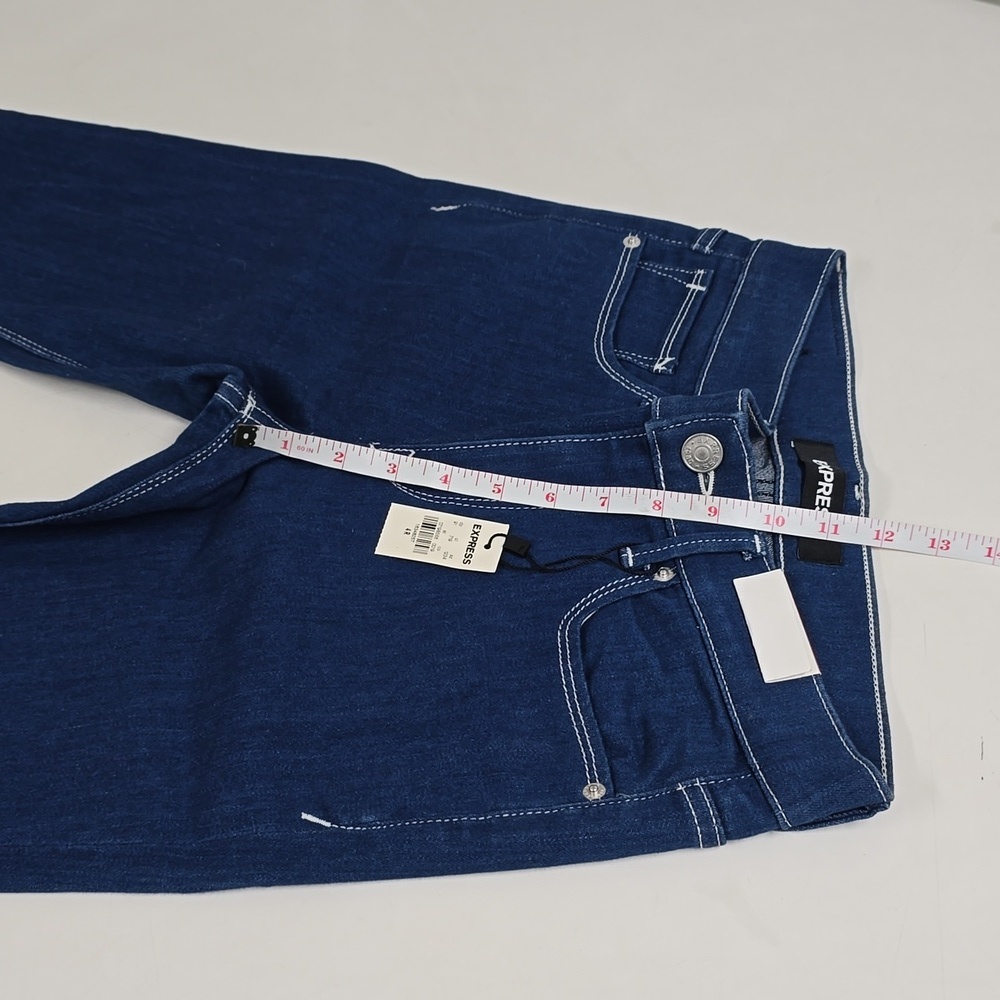 Express Ankle Legging Mid Rise Jeans - Picture 7 of 14